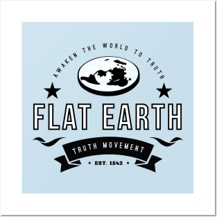 Flat Earth Truth Movement 2 Posters and Art